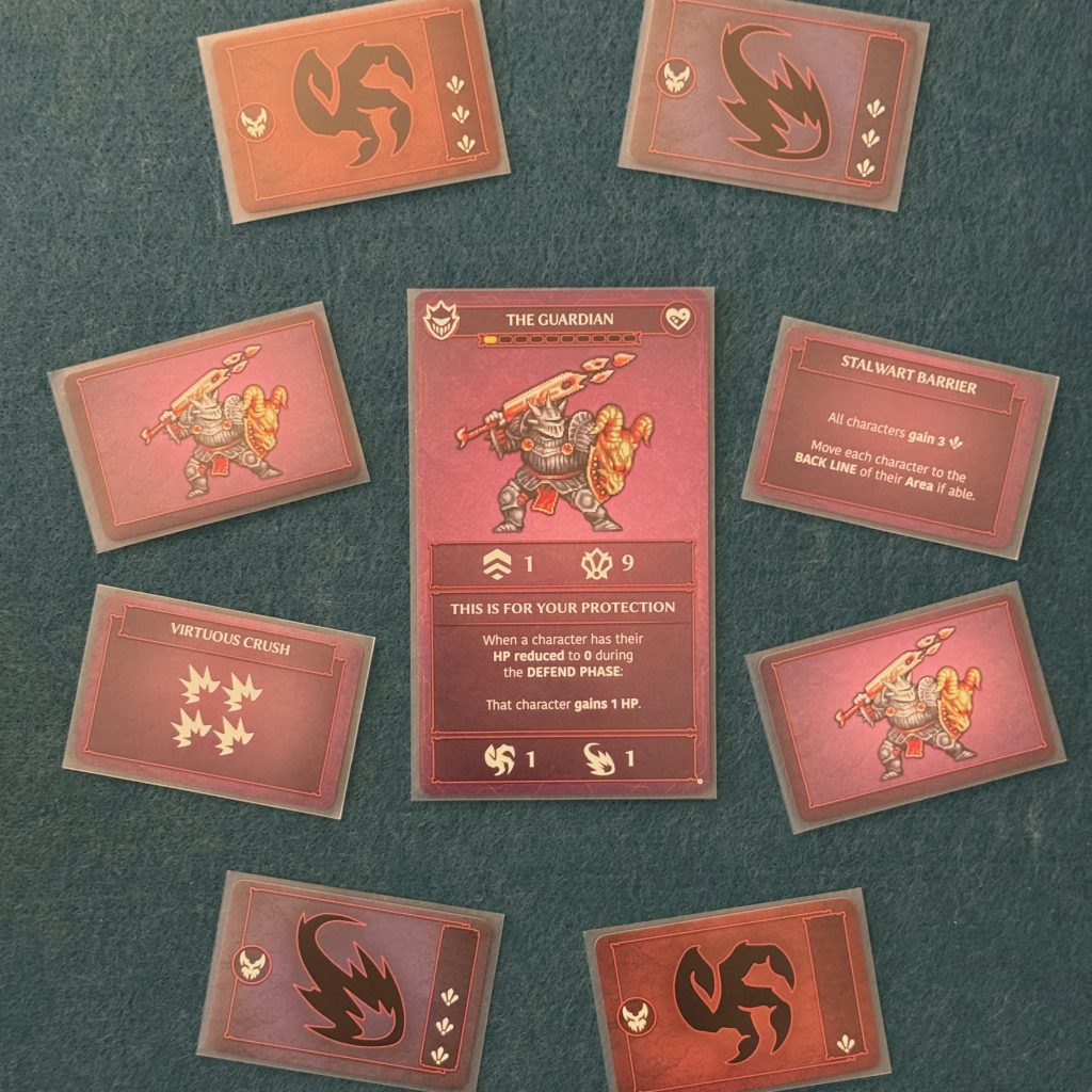 Enemy Rage and Strength Cards